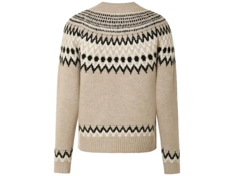Damen Strickpullover mit Wollanteil