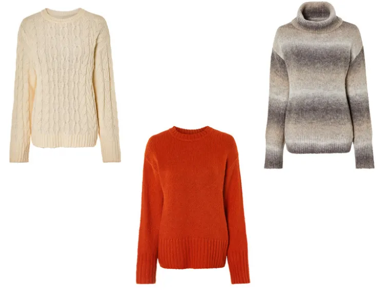Damen Strickpullover, mit Wollanteil