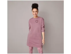 Damen Sweatkleid, mit Baumwolle