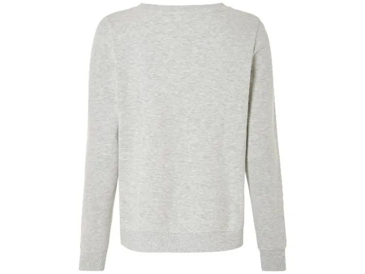 Damen Sweatpullover, mit Frottee-Print