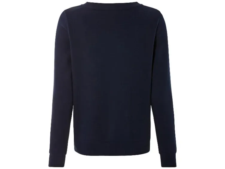 Damen Sweatpullover, mit Frottee-Print