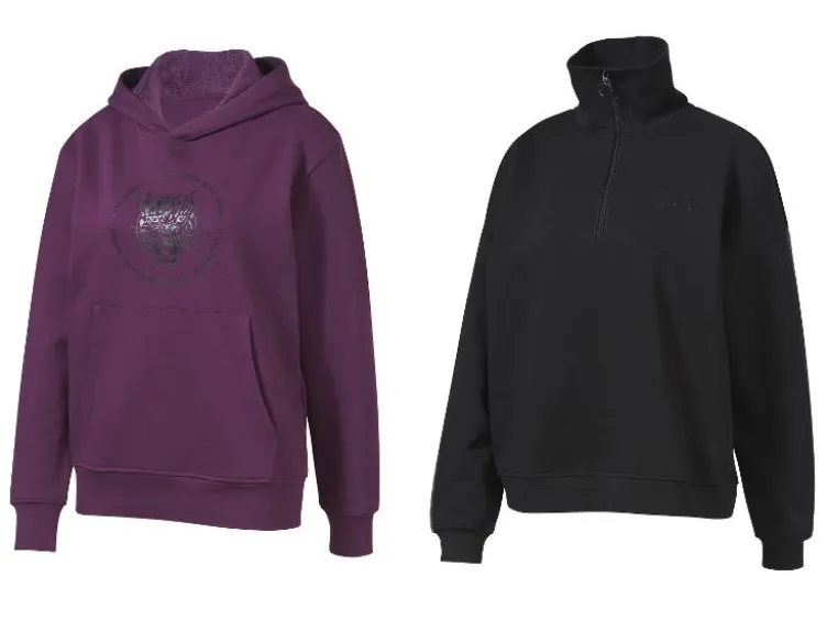 Damen Sweatpullover, mit HeiQ Mint Technologie