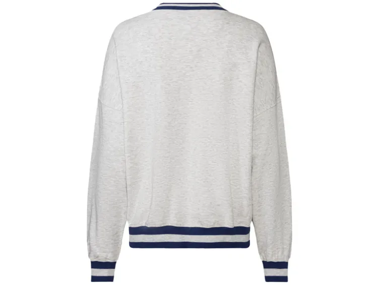 Damen Sweatpullover, modisch überschnittene Schultern