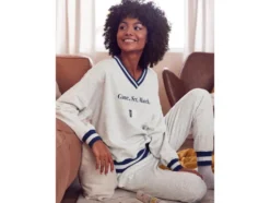 Damen Sweatpullover, modisch überschnittene Schultern