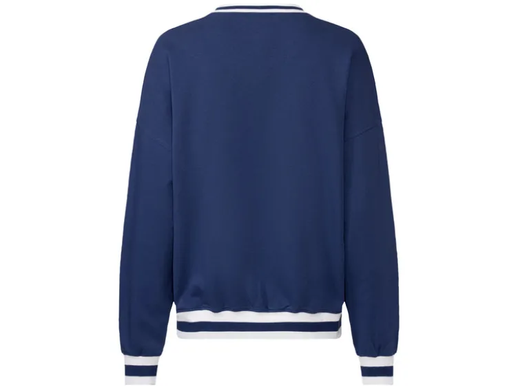 Damen Sweatpullover, modisch überschnittene Schultern