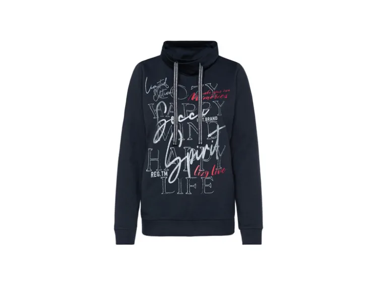 Damen Sweatshirt mit Glitterdruck
