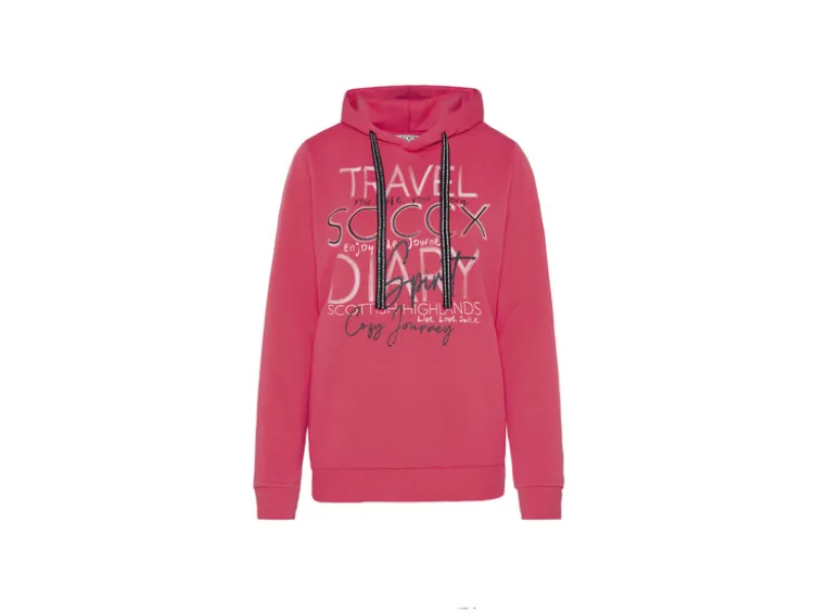 Damen Sweatshirt mit Glitterdruck