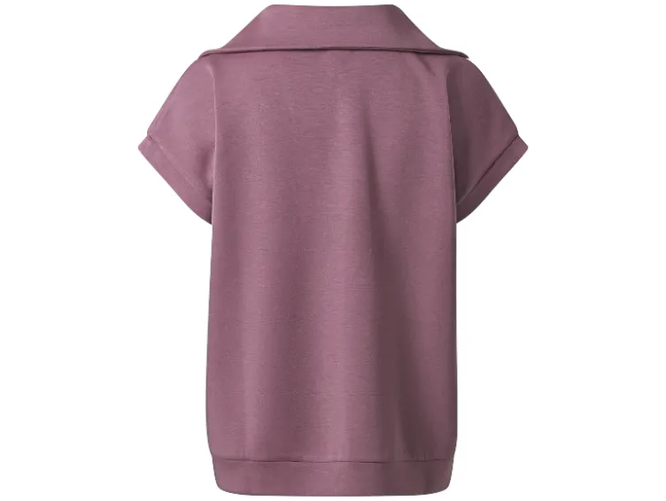 Damen Sweatshirt, mit Half-Zip