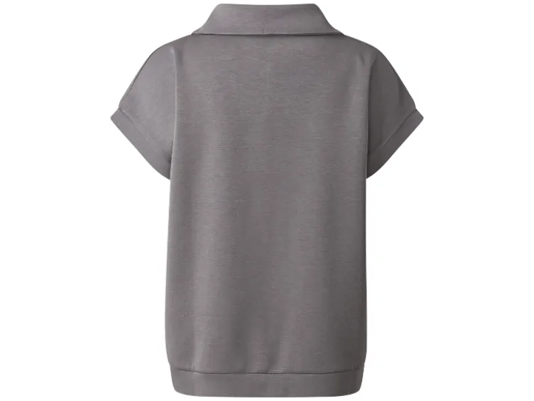 Damen Sweatshirt, mit Half-Zip