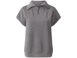 Damen Sweatshirt, mit Half-Zip