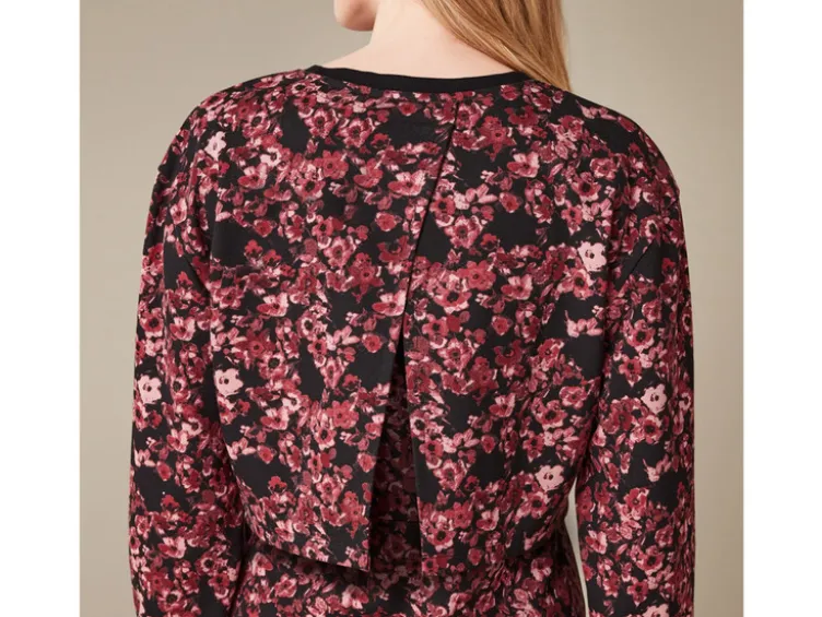Damen Sweat-Umstandskleid mit passendem Oberteil
