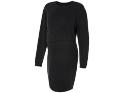 Damen Sweat-Umstandskleid mit passendem Oberteil