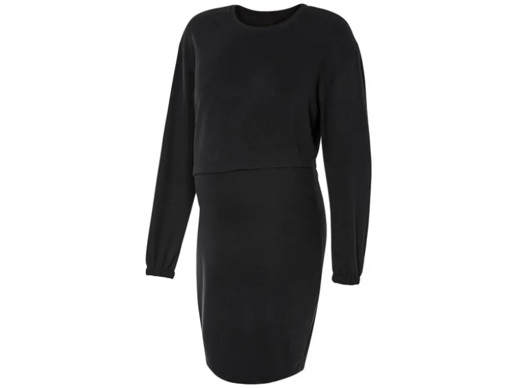 Damen Sweat-Umstandskleid mit passendem Oberteil