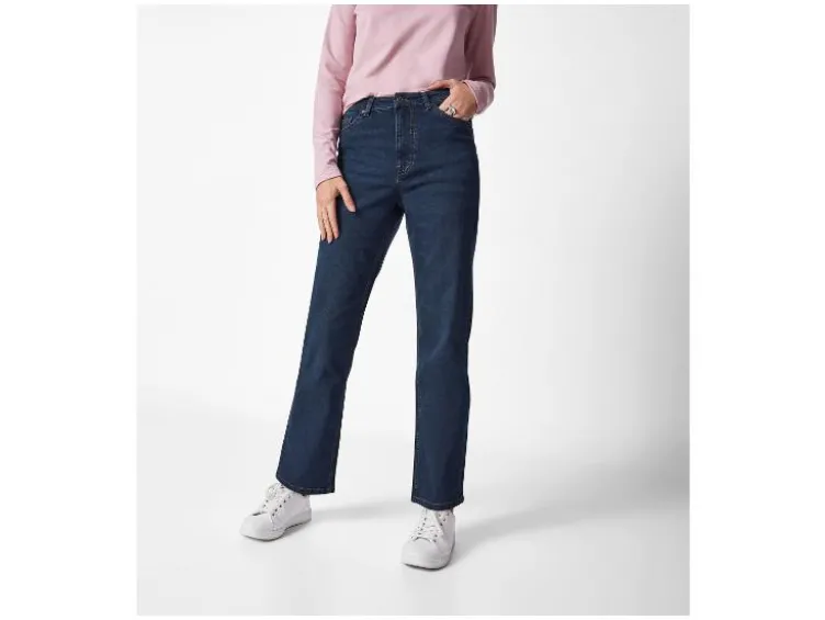 Damen Thermojeans, Straight Fit, normale Leibhöhe
