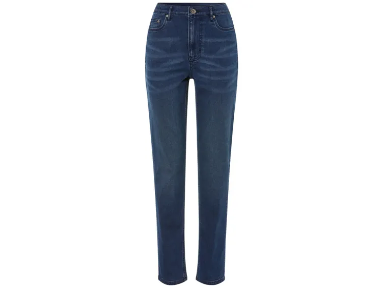 Damen Thermo-Jeans, Straight Fit, normale Leibhöhe