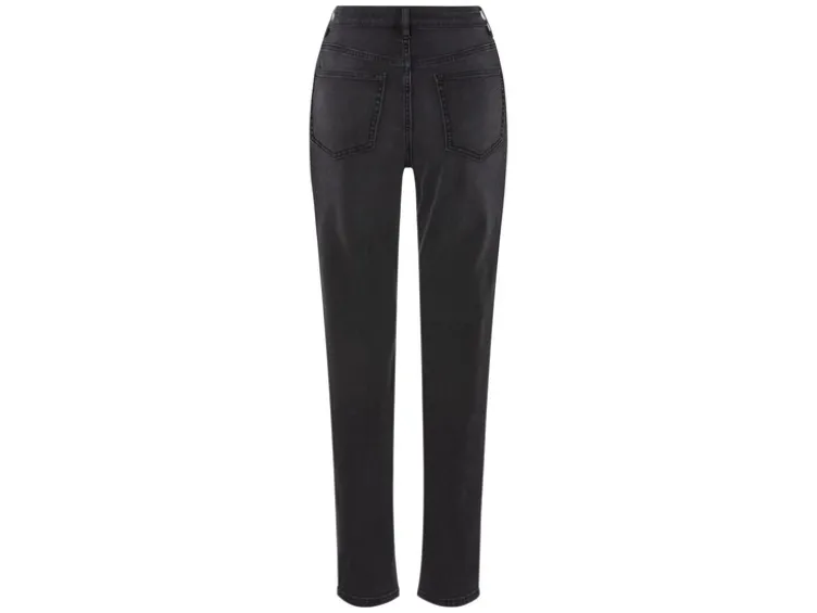 Damen Thermo-Jeans, Straight Fit, normale Leibhöhe