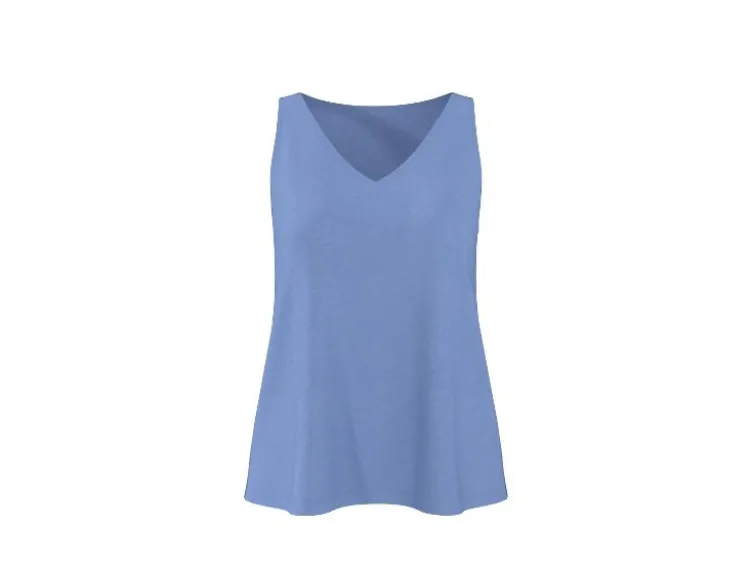 Damen Top mit Leinen