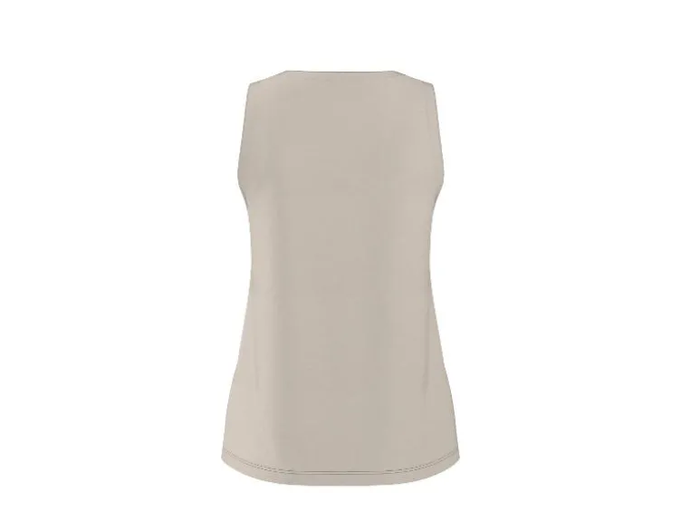Damen Top mit Leinen
