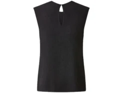 Damen Top, mit modischer Crinkle-Optik