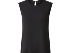 Damen Top, mit modischer Crinkle-Optik
