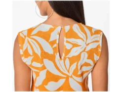 Damen Top, mit modischer Crinkle-Optik