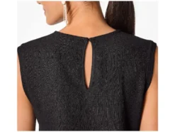 Damen Top, mit modischer Crinkle-Optik
