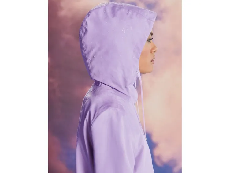 Damen Trenchcoat, mit Kapuze