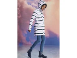 Damen Trenchcoat, mit Kapuze