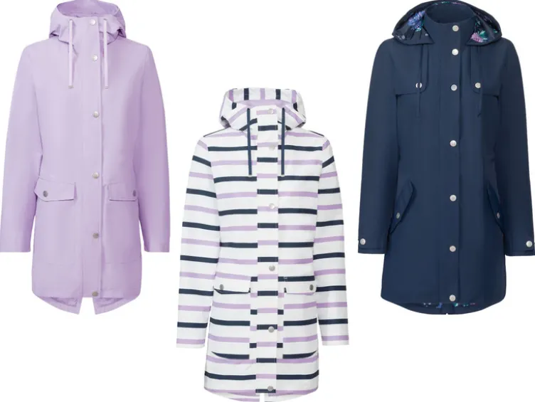 Damen Trenchcoat, mit Kapuze