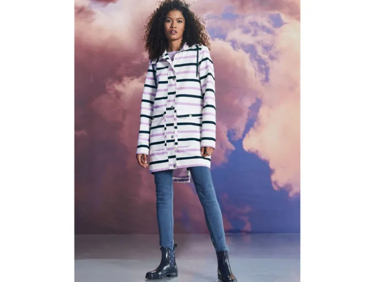 Damen Trenchcoat, mit Kapuze