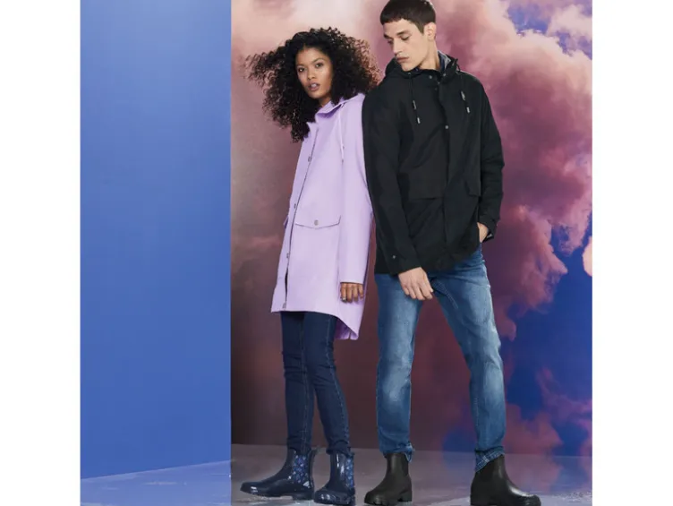Damen Trenchcoat, mit Kapuze