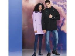 Damen Trenchcoat, mit Kapuze