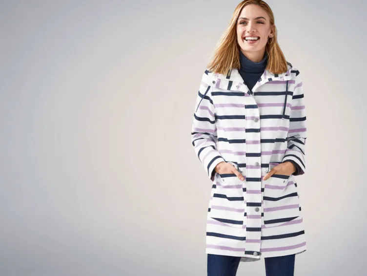 Damen Trenchcoat, mit Kapuze