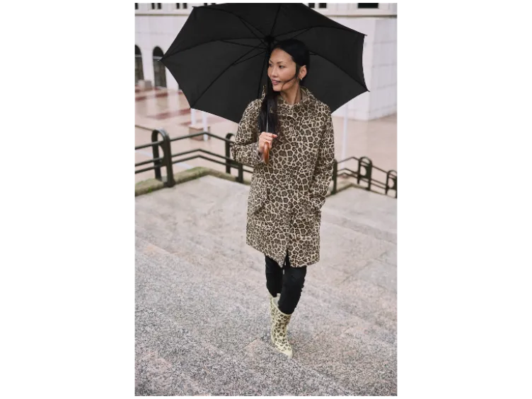 Damen Trenchcoat, wasserabweisendes Obermaterial