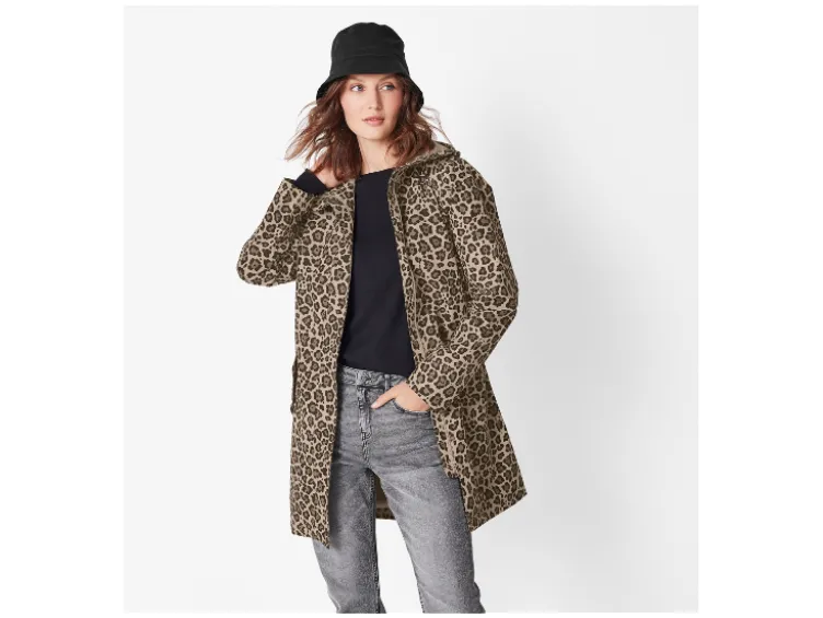 Damen Trenchcoat, wasserabweisendes Obermaterial