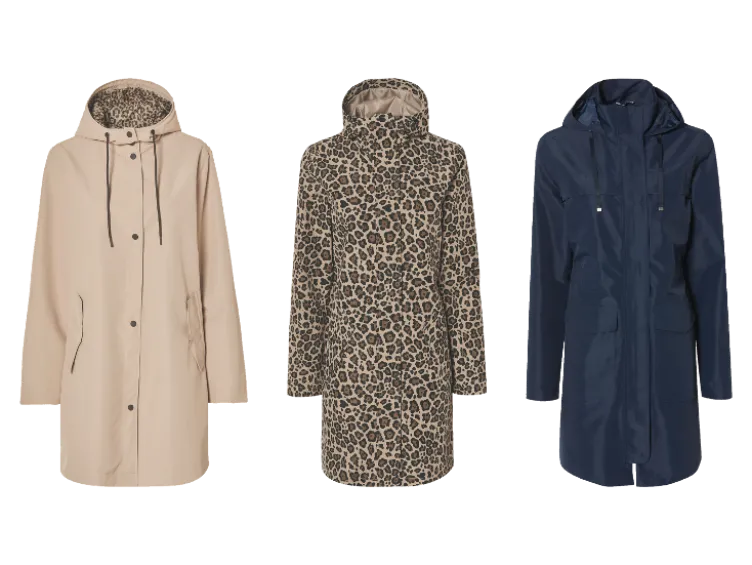Damen Trenchcoat, wasserabweisendes Obermaterial