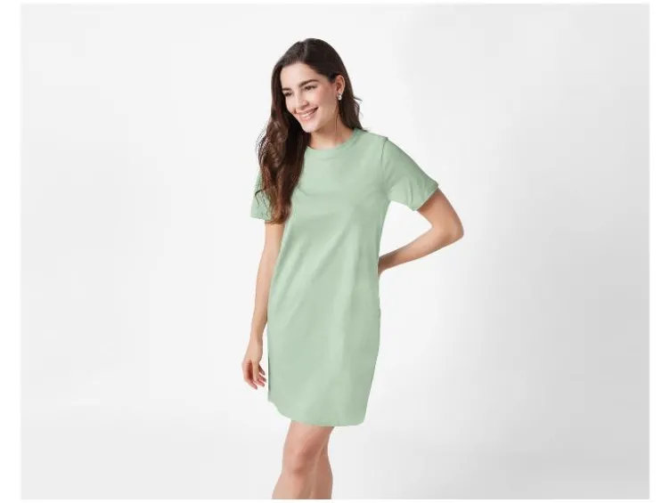 Damen T-Shirt-Kleid, aus reiner Bio-Baumwolle