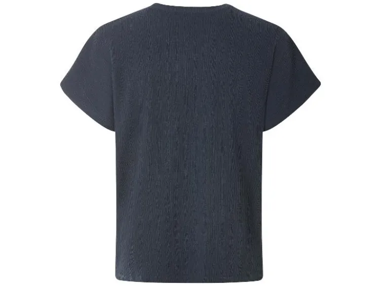 Damen-T-Shirt mit Crinkle-Optik