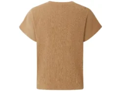 Damen-T-Shirt mit Crinkle-Optik