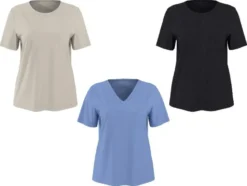 Damen T-Shirt mit Leinen