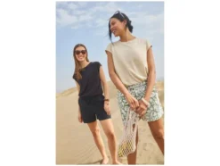 Damen T-Shirt mit Leinen