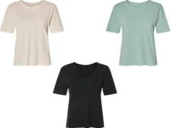 Damen T-Shirt mit Leinen