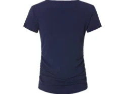 Damen T-Shirt mit seitlicher Raffung