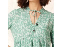 Damen Tunika-Kleid mit dekorativen Kordeln
