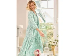Damen Tunika-Kleid mit dekorativen Kordeln