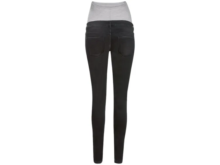 Damen-Umstandsjeans, Super Skinny Fit, mit niedriger Leibhöhe
