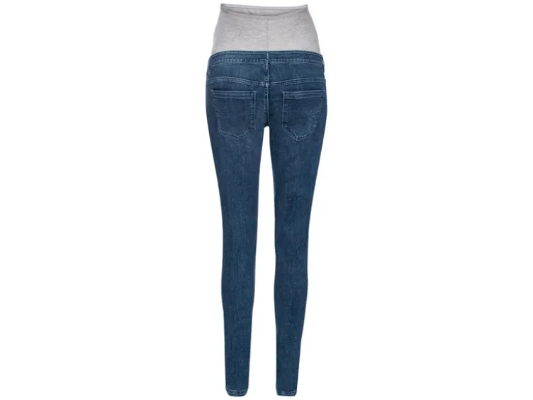 Damen-Umstandsjeans, Super Skinny Fit, mit niedriger Leibhöhe
