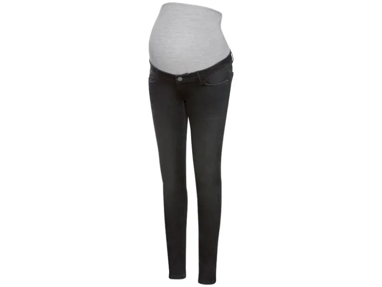 Damen-Umstandsjeans, Super Skinny Fit, mit niedriger Leibhöhe