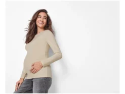 Damen Umstands-Langarmshirt