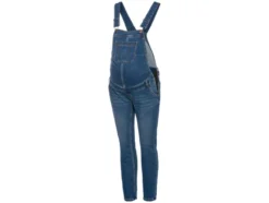 Damen Umstands-Latzhose, Skinny Fit, mit längenverstellbaren Trägern